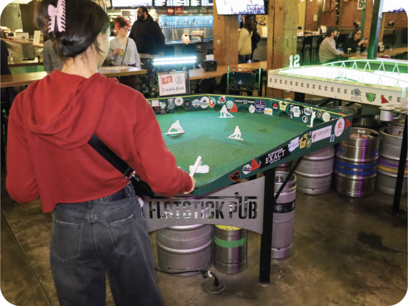 Duffleboard Pioneer Square – Flatstick Pub