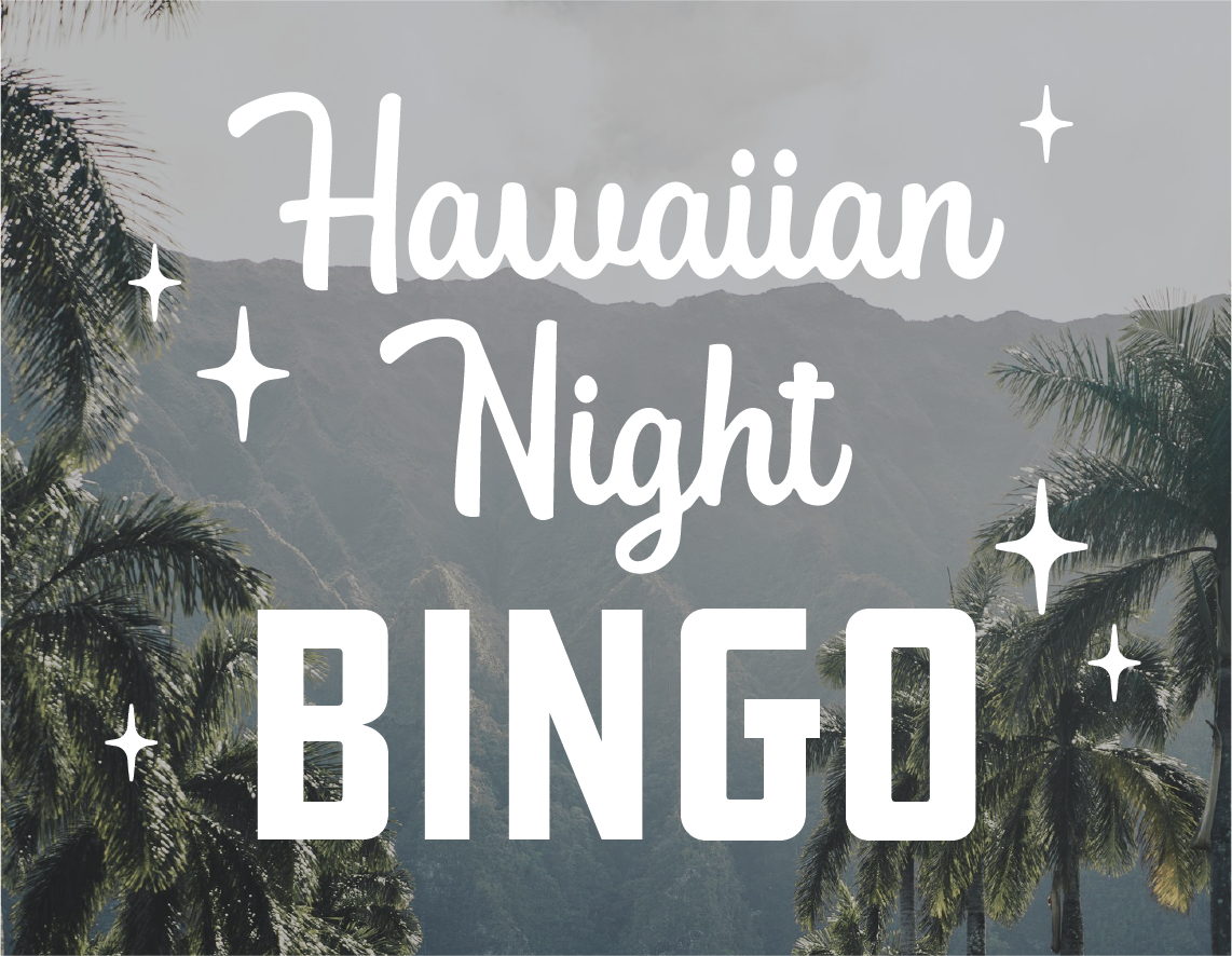 Hawaiian Night Bingo Flatstick Pub Spokane